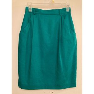 💚Vintage linen Talbots skirt!💚